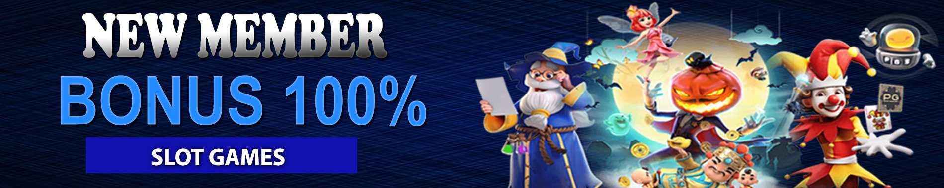 bonus new member 100% slot games